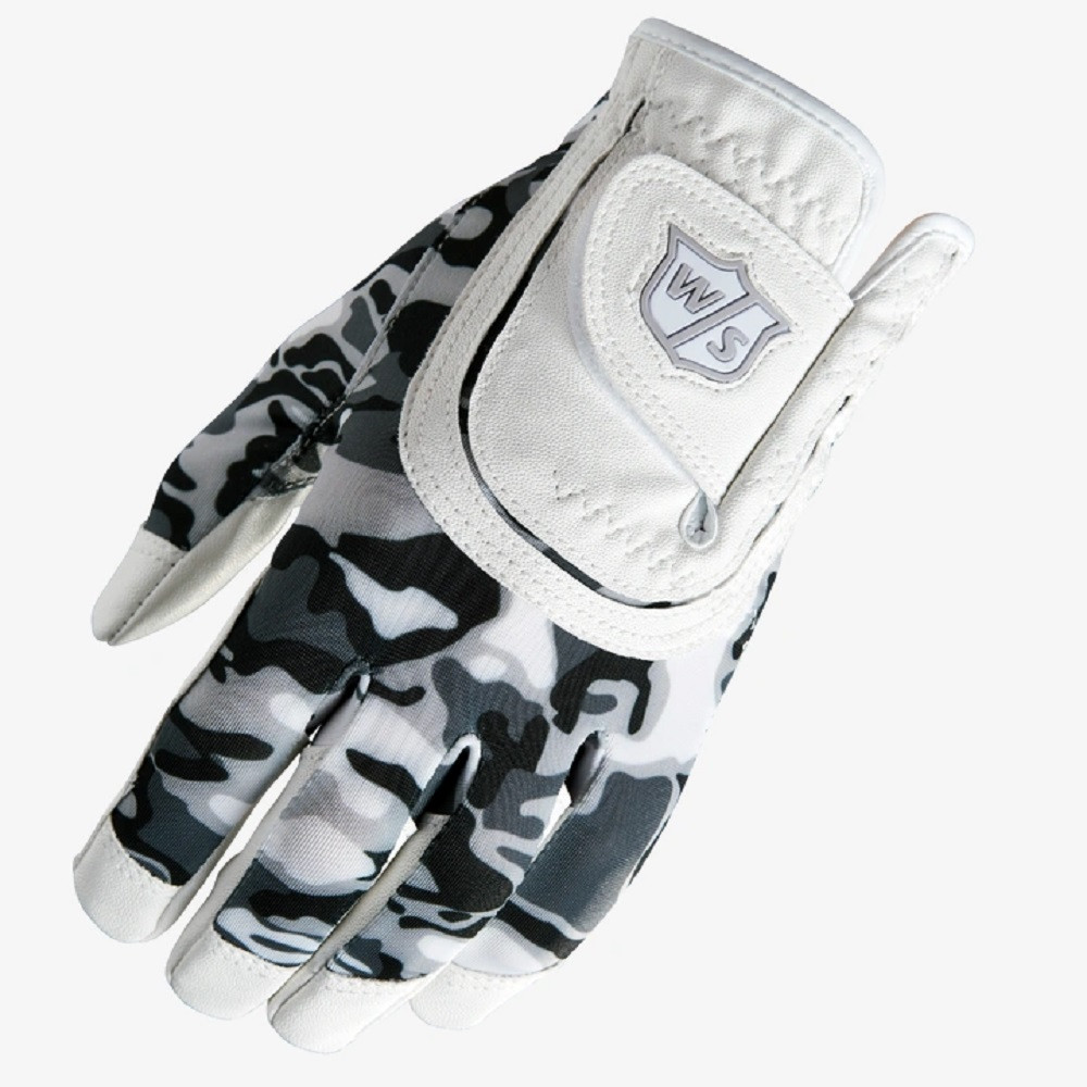 Wilson Staff Fit-All Junior Golf Glove Universal Fit Camo OSFA